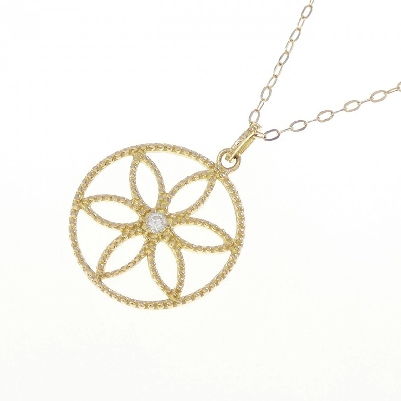 K18YG Dây chuyền kim cương 0.02CT - Hàng hiệu Chính hãng 858032