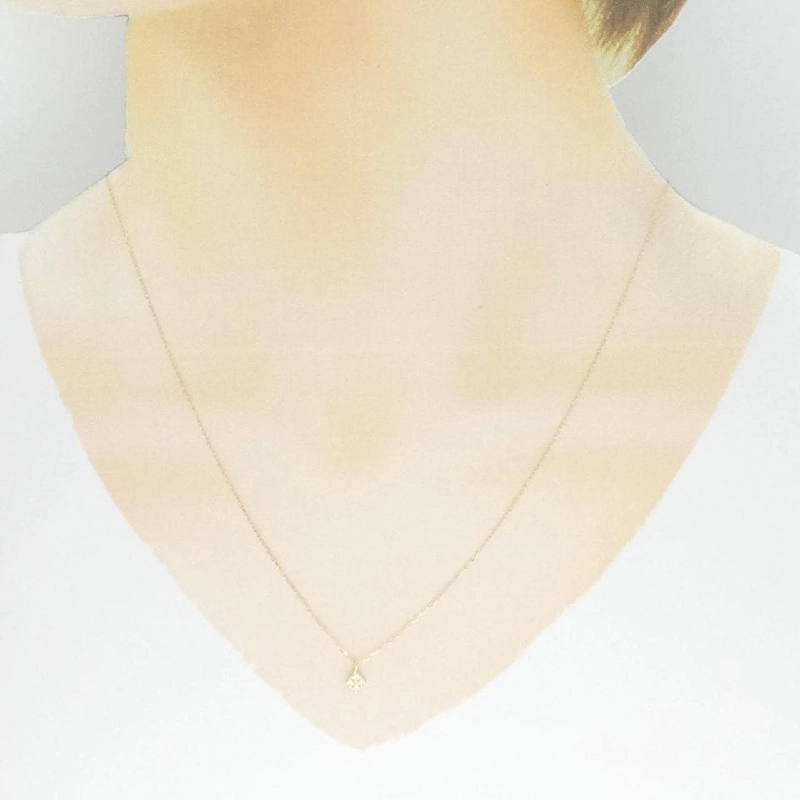 K18YG Dây chuyền kim cương 0.04CT - Hàng hiệu Chính hãng 865216