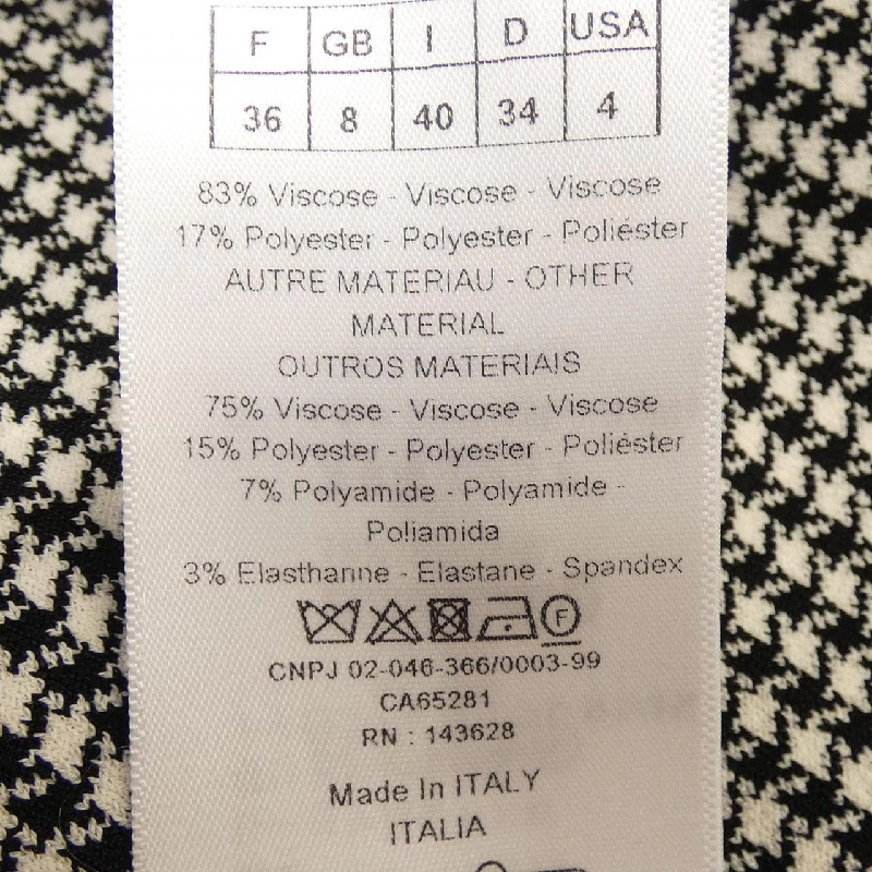 Jacket Christian Dior Houndstooth Technical Knit 424V13AM534 - Hàng hiệu Authentic 815604