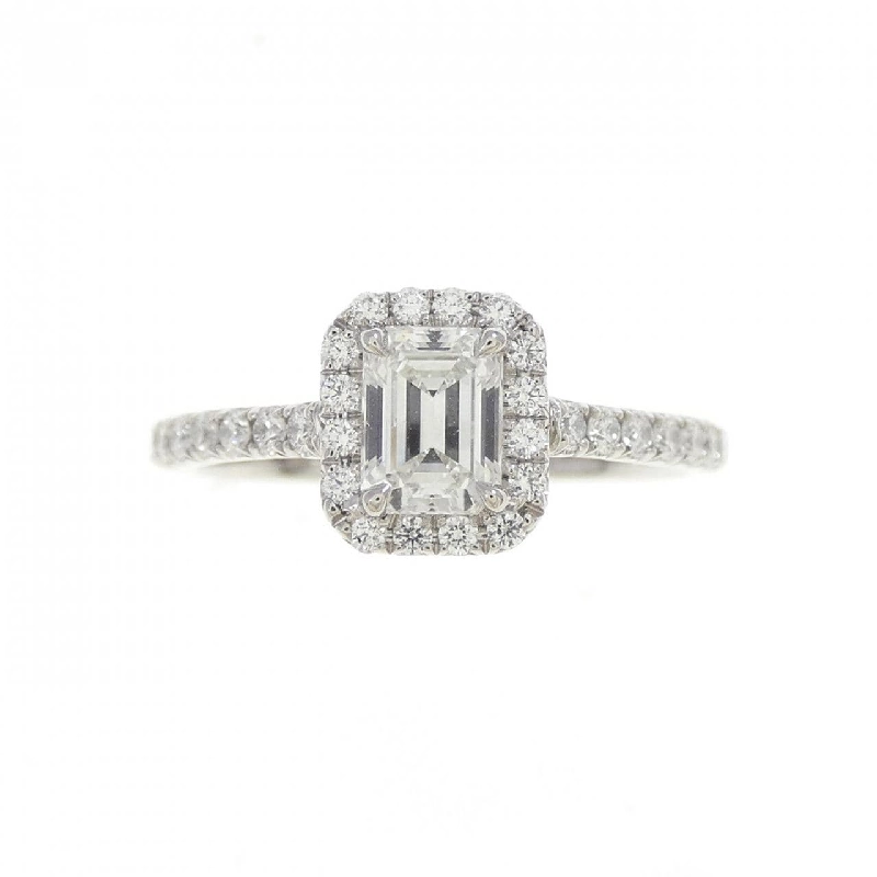 Nhẫn Tiffany Soleste cắt hình vuông 0.40CT F VVS1 - Hàng hiệu Authentic 833265