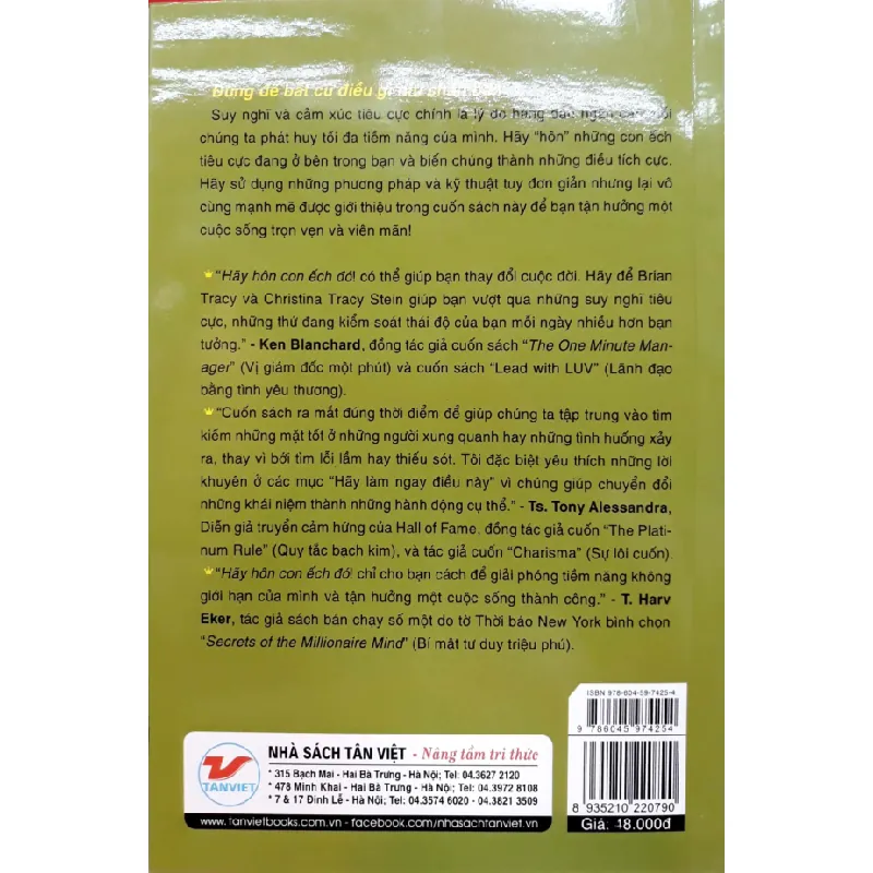 Hãy Hôn Con Ếch Đó! - Brian Tracy, Christina Tracy Stein 295997