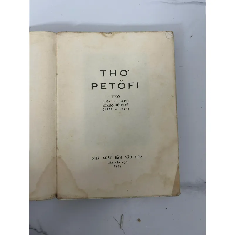 Thơ Petőfi - Sándor Petőfi 781095