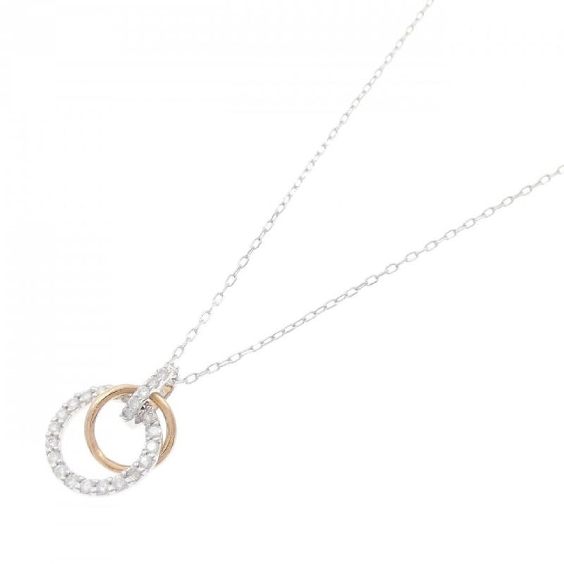 K18WG/K18PG Dây chuyền kim cương 0.25CT - Hàng hiệu Chính hãng 861219