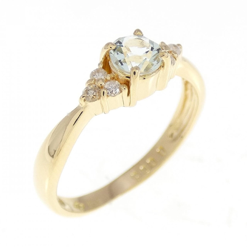 Nhẫn Aquamarine K18YG - Hàng hiệu Chính hãng 856246