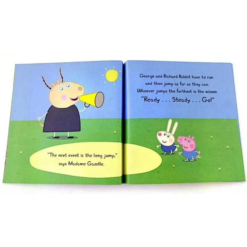 Peppa pig 50 quyển (Sách nhập) - Hộp xanh+đỏ+vàng - Tặng File Mp3 799748