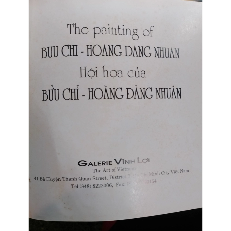 HỘI HOẠ CỦA BỬU CHỈ - HOÀNG ĐĂNG NHUẬN 
 524150