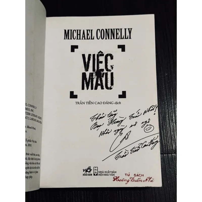 Việc máu (có chữ ký dịch giả)  714953