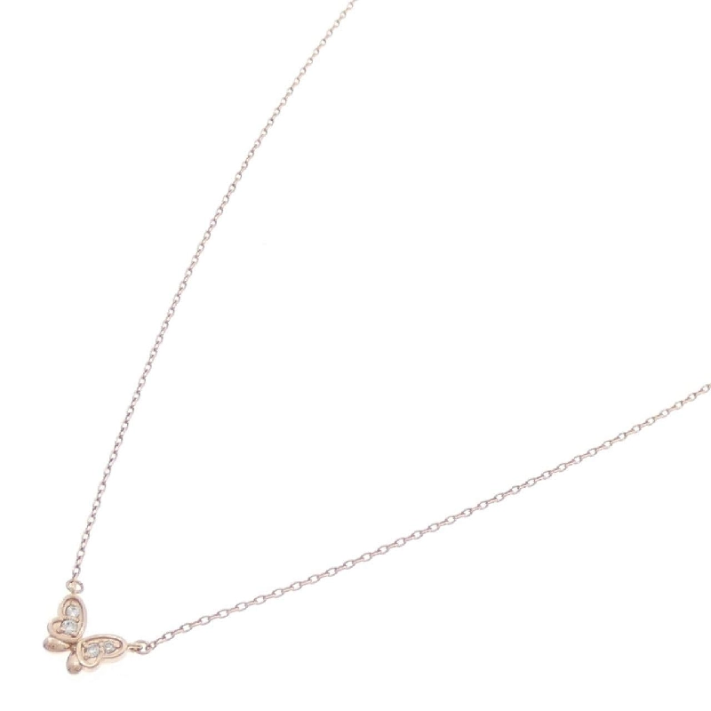 K10PG Bướm Kim Cương Dây Chuyền 0.03CT - Hàng hiệu Chính hãng 863357