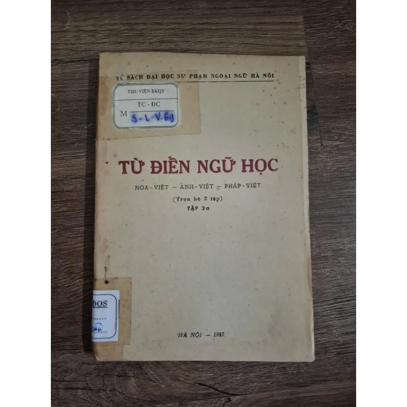 Từ điển Ngữ học (Nga - Việt - Anh - Việt - Pháp - Việt) 726105