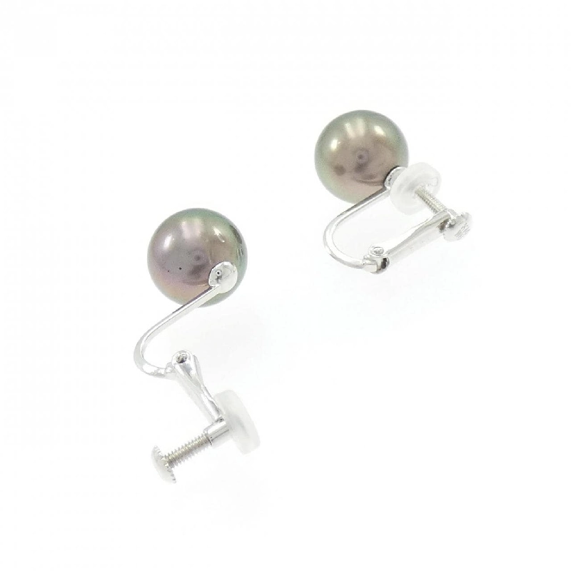 K14WG Bông tai ngọc trai đen 9mm - Hàng hiệu Chính hãng 869739