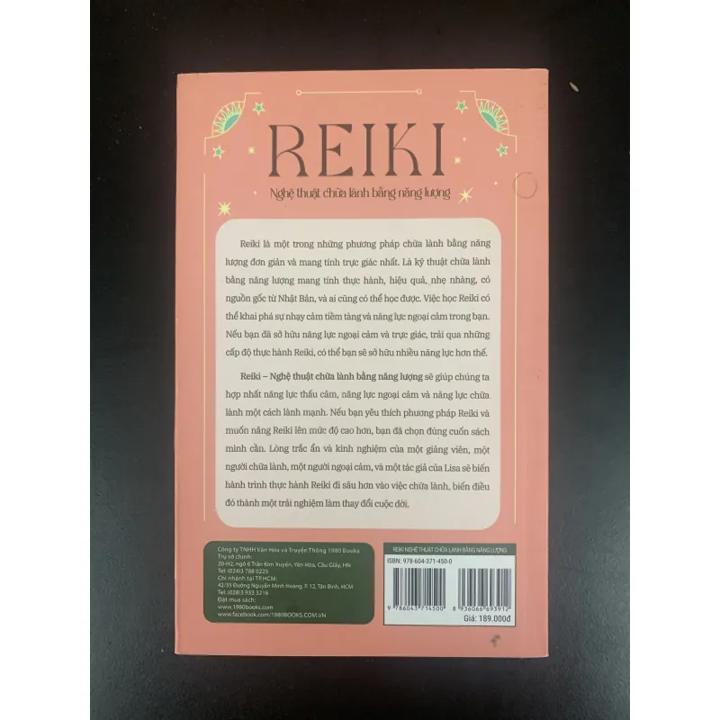 (Sách cũ) REIKI - Nghệ thuật chữa lành bằng năng lượng - Lisa Campion 930020