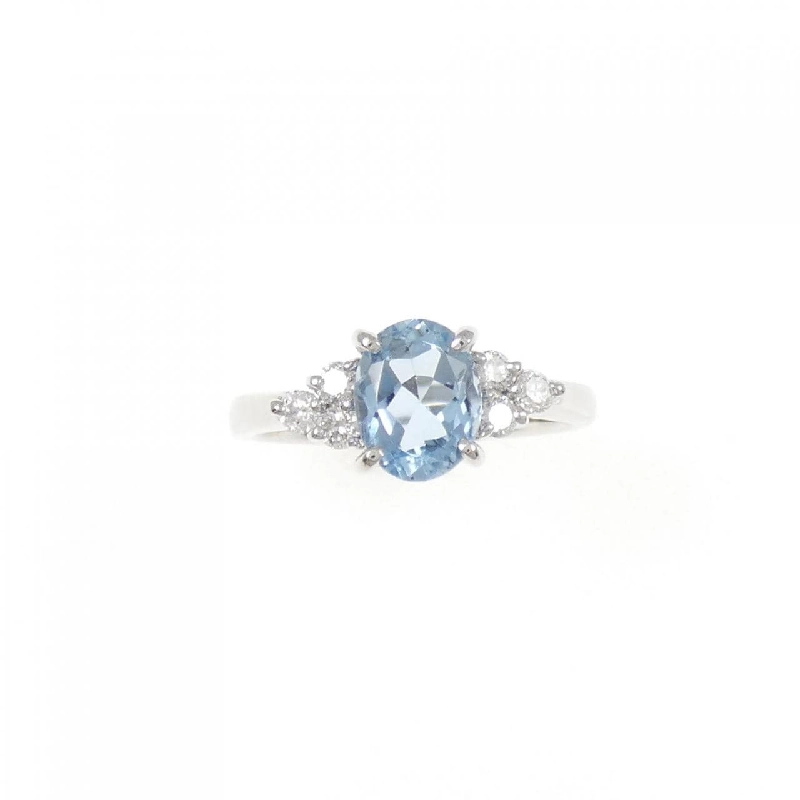 Nhẫn Aquamarine PT900 1.01CT 667810