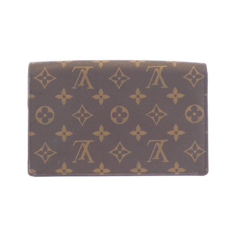 Ví xách tay Louis Vuitton Monogram Portefoy Fleur Chain M67404 621107