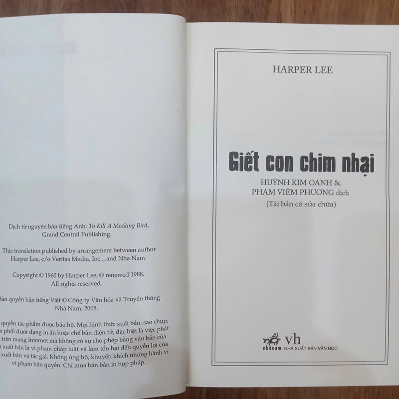 (Mới 90%) Giết Con Chim Nhại - Tiểu thuyết kinh điển của Harper Lee 271629