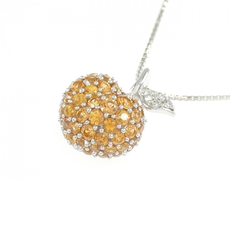 K18WG Sapphire Necklace 0.96CT - Hàng hiệu Authentic 865951