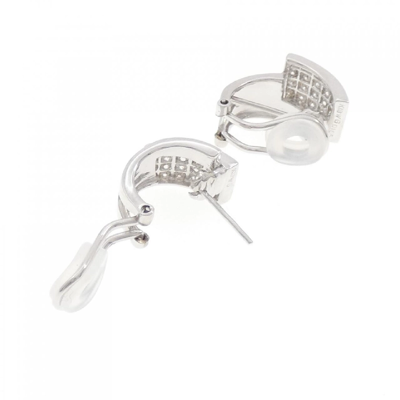 K18WG Pave Diamond Earrings/Studs 1.05CT - Hàng hiệu Chính hãng 875186