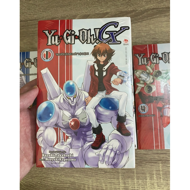 Combo 4 cuốn truyện Yugioh GX nguyên seal (t1-t4) 447822