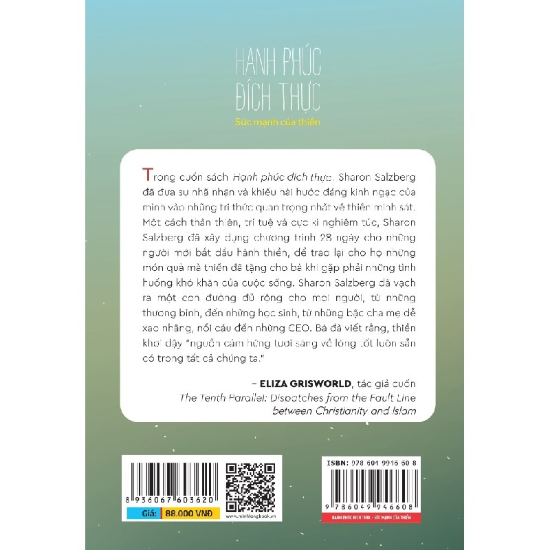 Hạnh Phúc Đích Thực - Sức Mạnh Của Thiền - Sharon Salzberg 162167