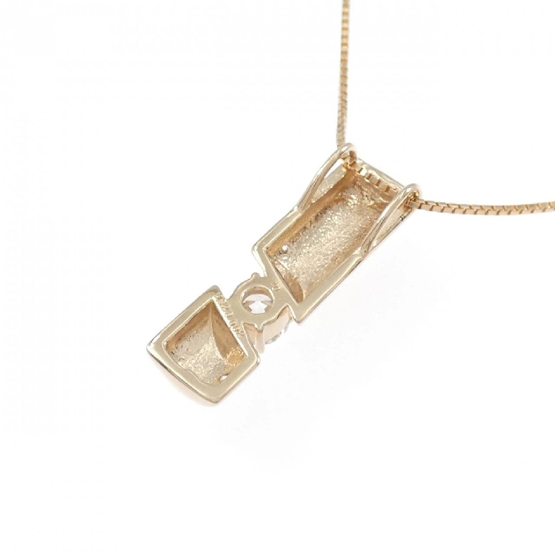 K18PG Dây chuyền kim cương 0.326CT - Hàng hiệu Authentic 858946