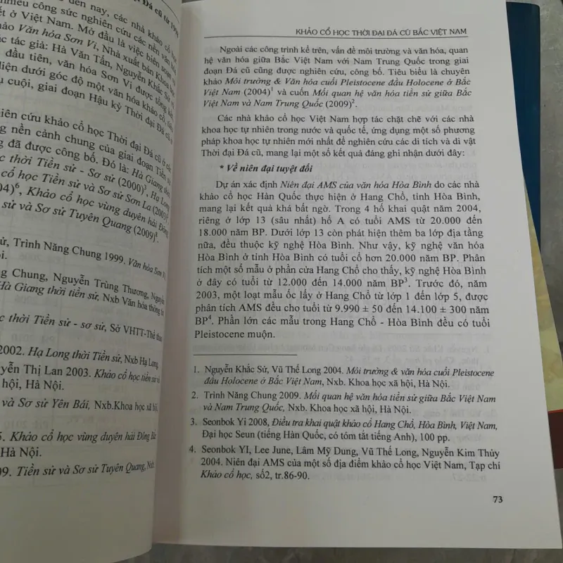 KHẢO CỔ HỌC THỜI ĐẠI ĐÁ CŨ BẮC VIỆT NAM - NGUYỄN KHẮC SỬ 789324