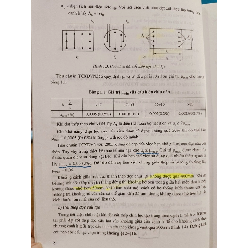 Tính toán thực hành cấu kiện bê tông cốt thép theo tieu chuẩn TCXDVN 356-2005 - GS.TS. Nguyễn Đình Cống 783753