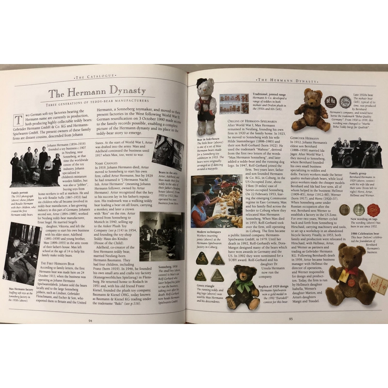 THE TEDDY BEAR ENCYCLOPEDIA Bách khoa toàn thư về Gấu Teddy - DK 1993 455802