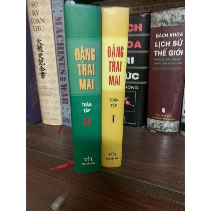 Đặng Thái Mai Toàn Tập (bộ 2 tập bìa cứng) -NXB Văn Học 2004 -bìa cứng,khổ 16x24cm , 792+997 trang -Sách lưu kho còn đẹp 452432