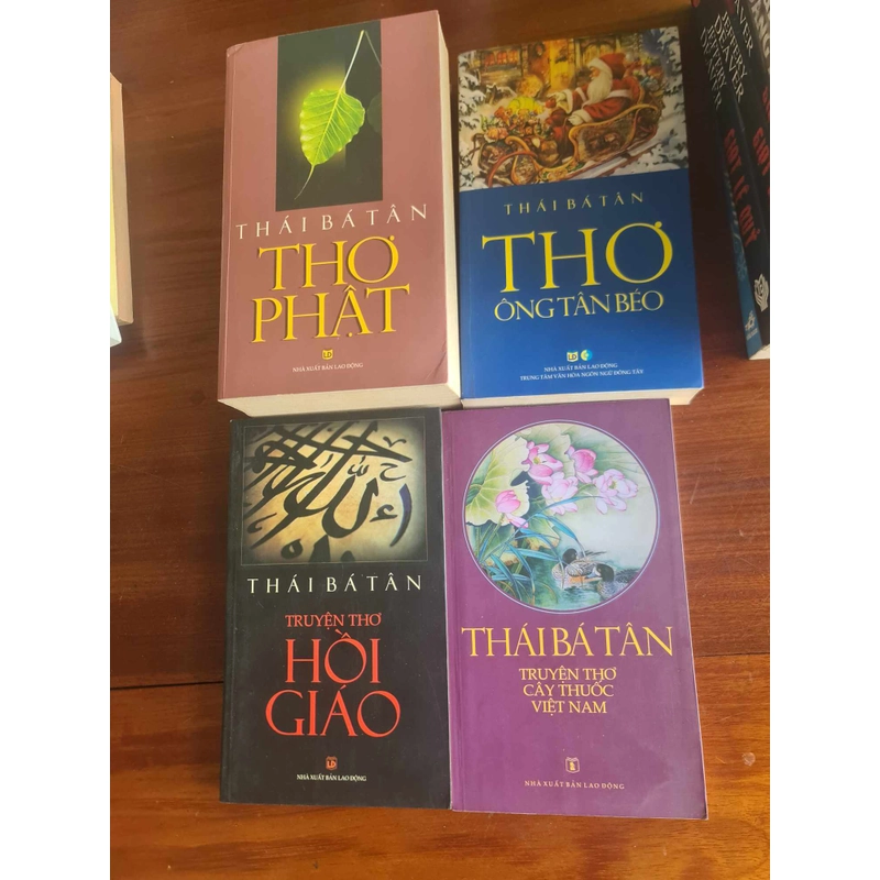 Trọn bộ 4 quyển THƠ của nhà thơ THÁI BÁ TÂN 196350