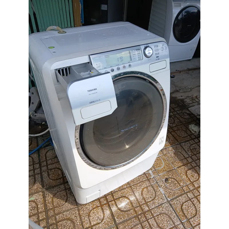 Máy giặt nội địa nhật 110V có sấy khô mặc ngay 675012