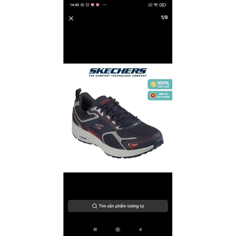 Skechers Nam giày thể thao nam Gorun Consistent Chạy bộ Performance- 325462