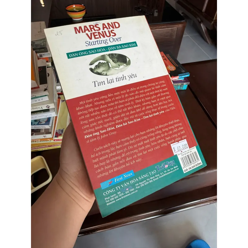 Đàn Ông Sao Hỏa – Đàn Bà Sao Kim: Tìm Lại Tình Yêu – John Gray- K2 996724