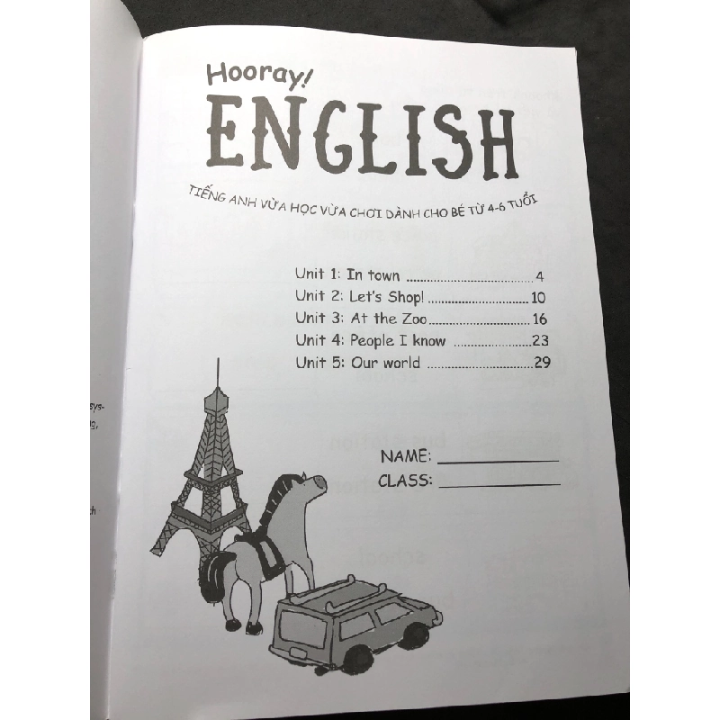 Hooray english tiếng anh vừa học vừa chơi dành cho bé từ 4-6 tuổi reader book 4 2017 mới 90% bẩn nhẹ HPB0709 HỌC NGOẠI NGỮ 272271