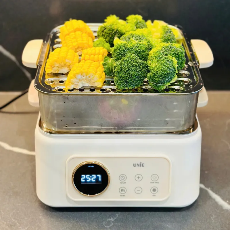 UNIE UE668 ✨ lẩu hấp 2 tầng – giữ trọn dinh dưỡng thực phẩm 732831