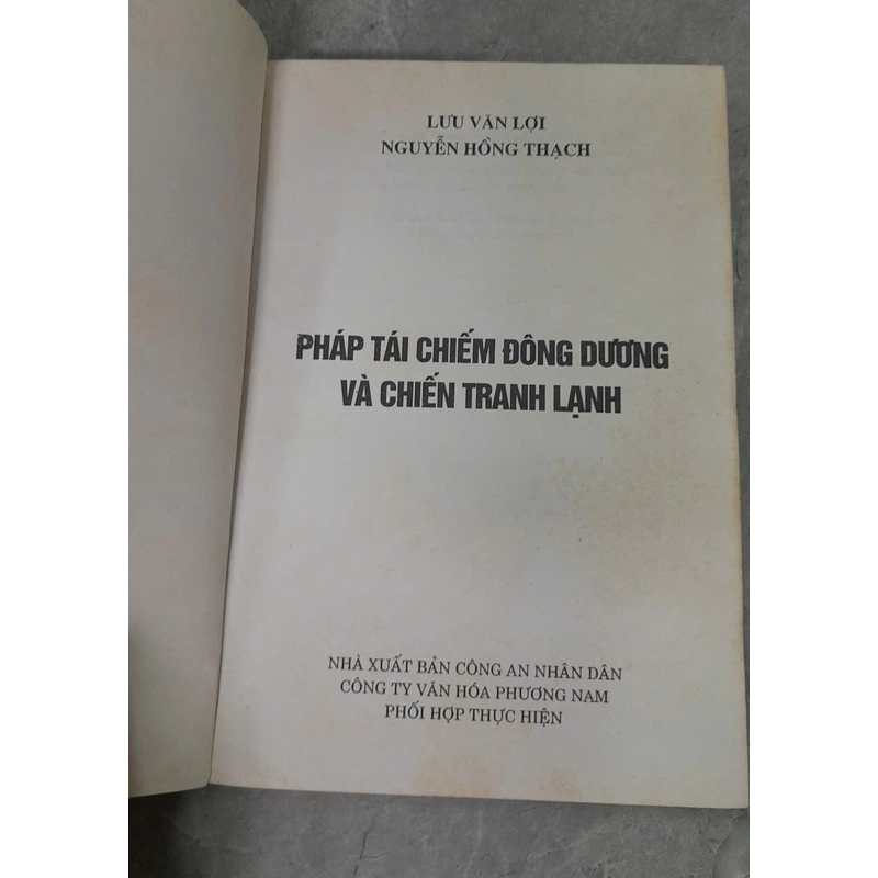 PHÁP TÁI CHIẾM ĐÔNG DƯƠNG & CHIẾN TRANH LẠNH - LƯU VĂN LỢI, NGUYỄN HỒNG THẠCH 462608