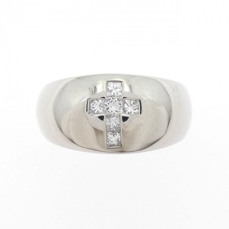 Nhẫn kim cương K18WG chéo 0.30CT - Hàng hiệu chính hãng 849446