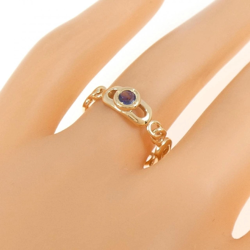 Nhẫn Sapphire K18YG - Hàng hiệu Chính hãng 848097