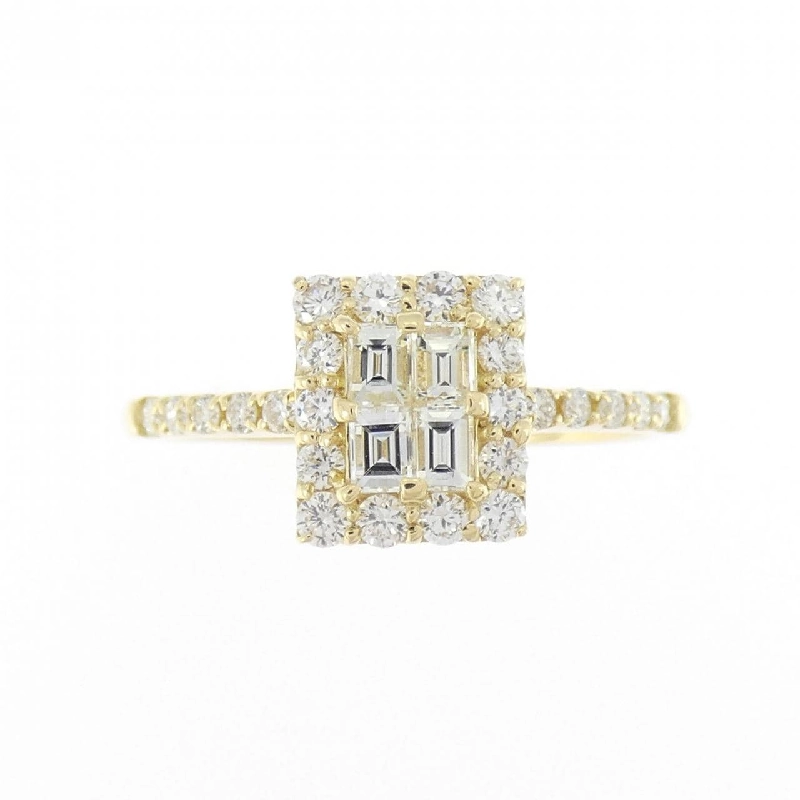 【Sản phẩm mới】Nhẫn kim cương K18YG 0.50CT 671277