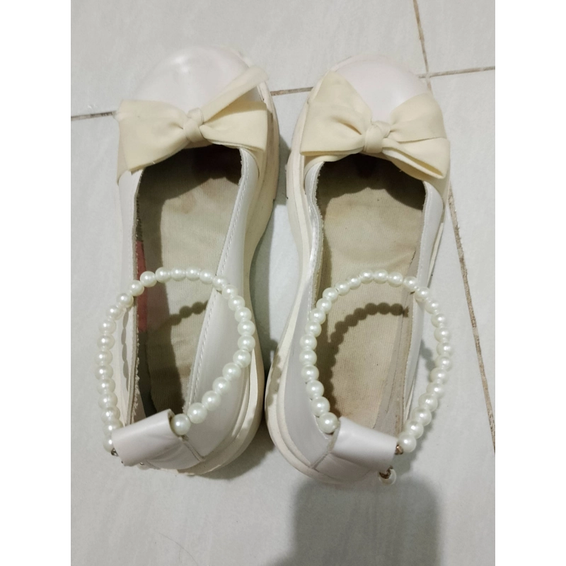 Giày Lolita mũi nơ quai ngọc 509036