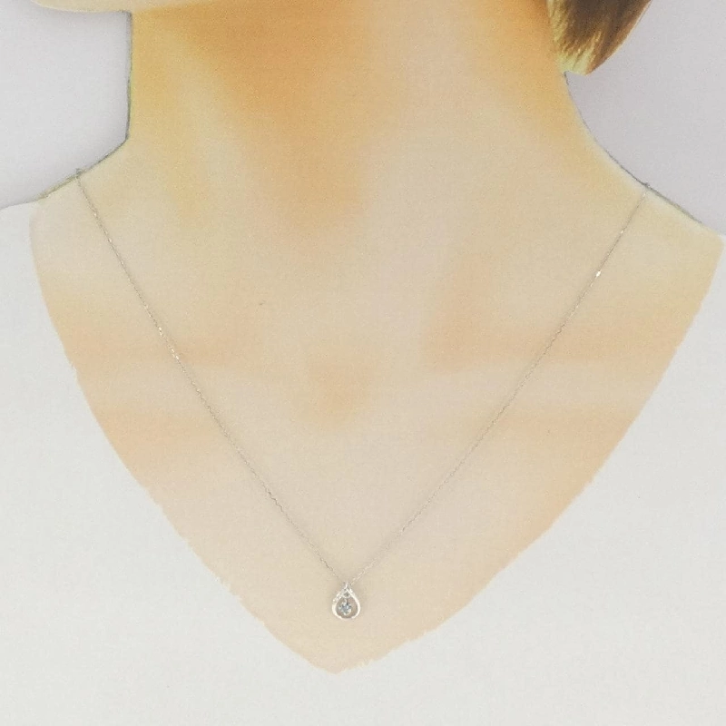 K10WG Aquamarine Necklace - Hàng hiệu Authentic 858948