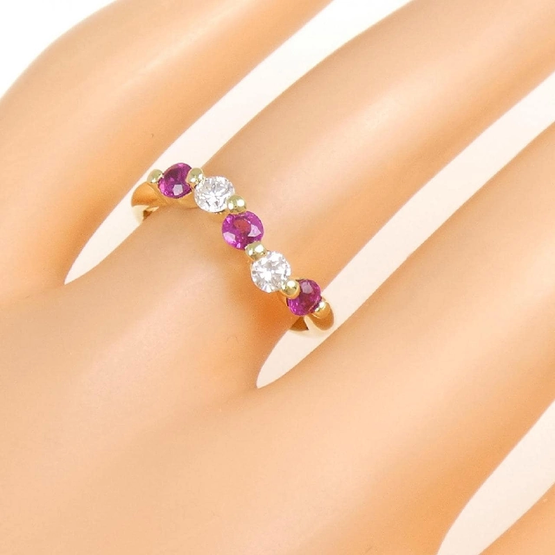 Nhẫn Ruby K18YG - Hàng hiệu Chính hãng 850073