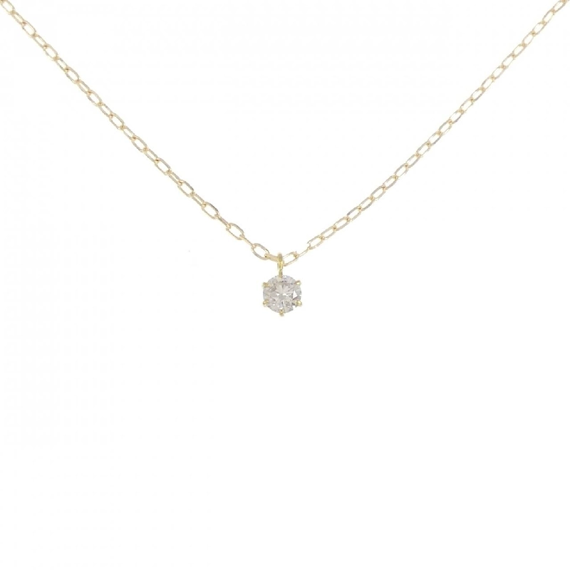 K18YG Solitaire Dây chuyền kim cương 0.11CT - Hàng hiệu Chính hãng 861509