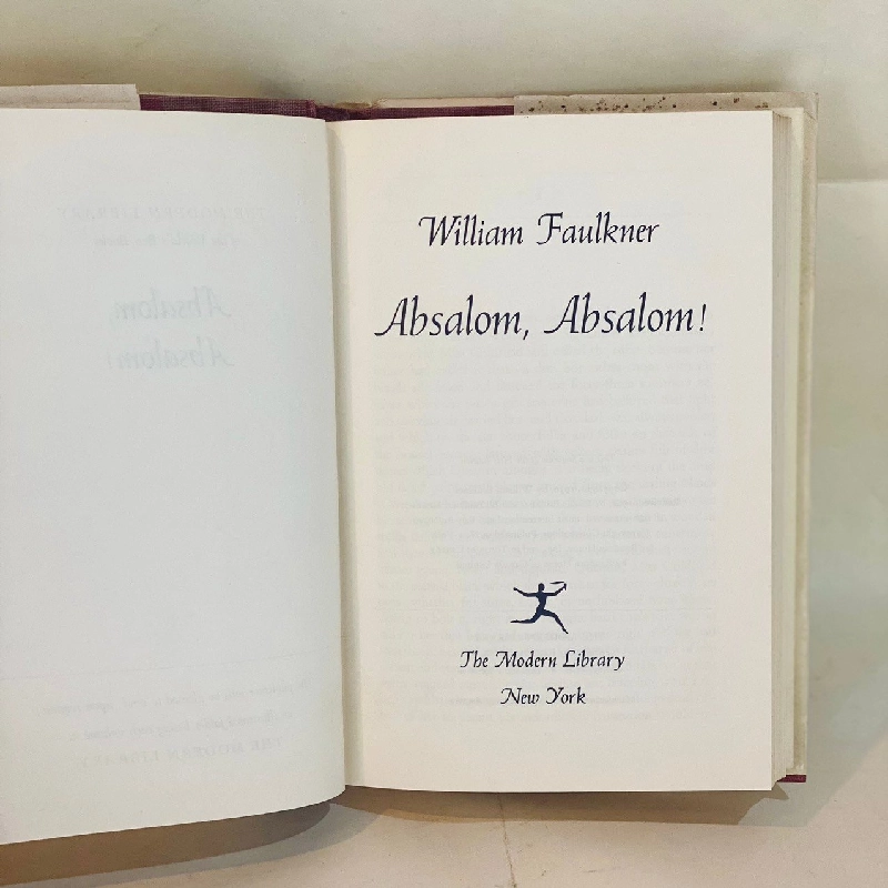 ABSALOM, ABSALOM! - A Modern Library Book 126219