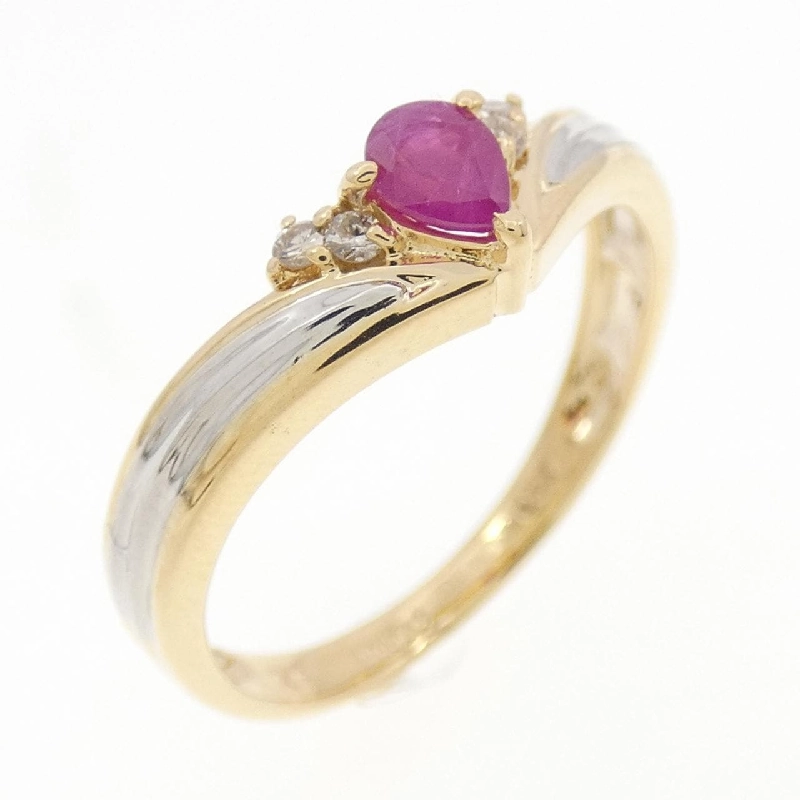 Nhẫn Ruby K18YG/PT900 0.20CT - Hàng hiệu Chính hãng 853546