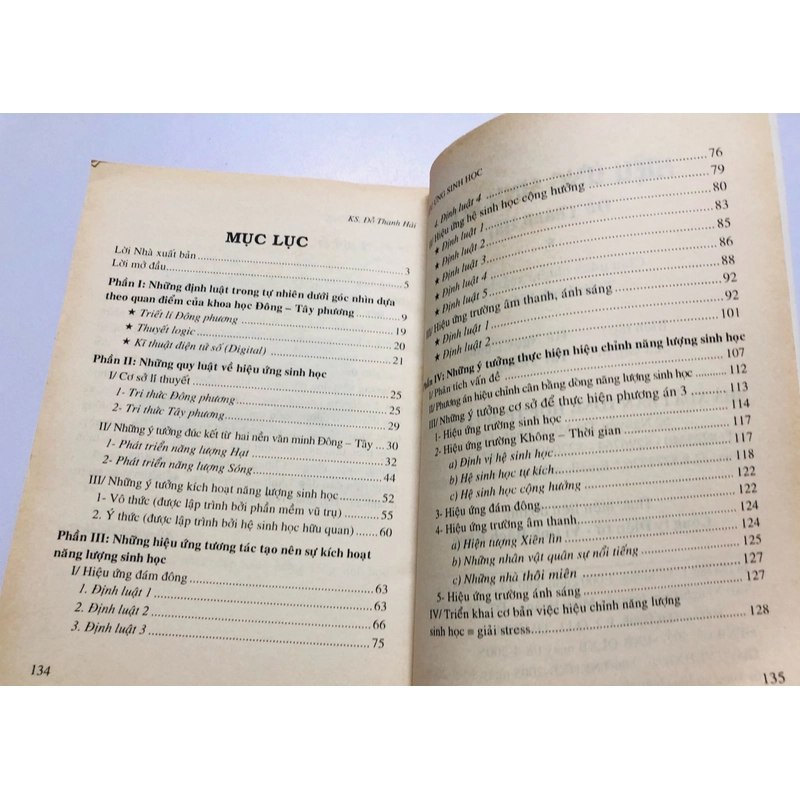 HIỆU ỨNG SINH HỌC  - 135 trang, nxb: 2005 360544