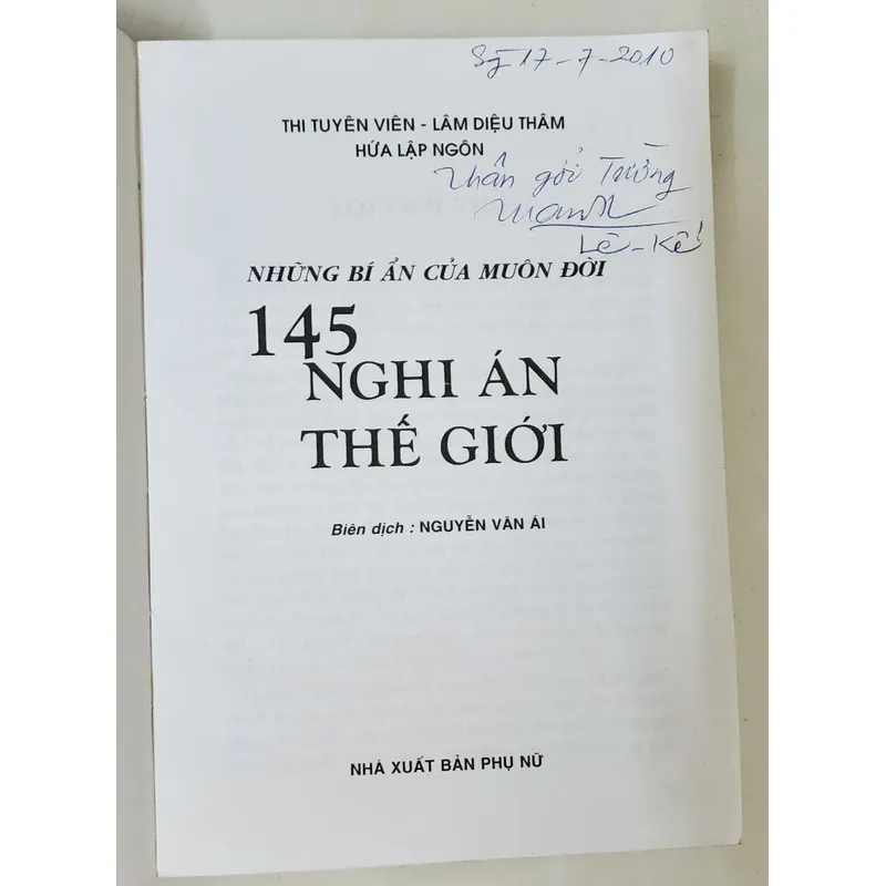 145 NGHI ÁN THẾ GIỚI (580 trang) 740188