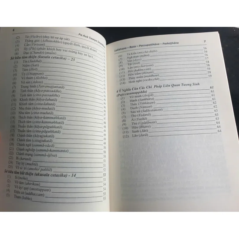 Sách Tứ Ý Nghĩa - Attha của Chư Pháp Siêu Lý, Phật Giáo Việt Nam 640845