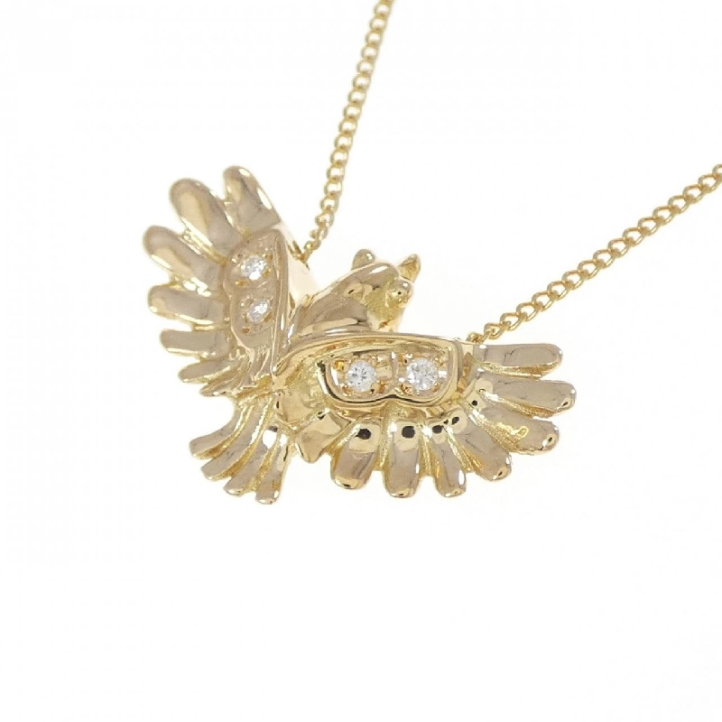 Dây chuyền kim cương K18YG 0.04CT - Hàng hiệu Chính hãng 856968