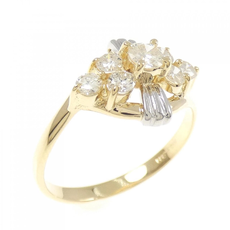 Nhẫn kim cương K18YG/PT900 0.52CT - Hàng hiệu Authentic 854846