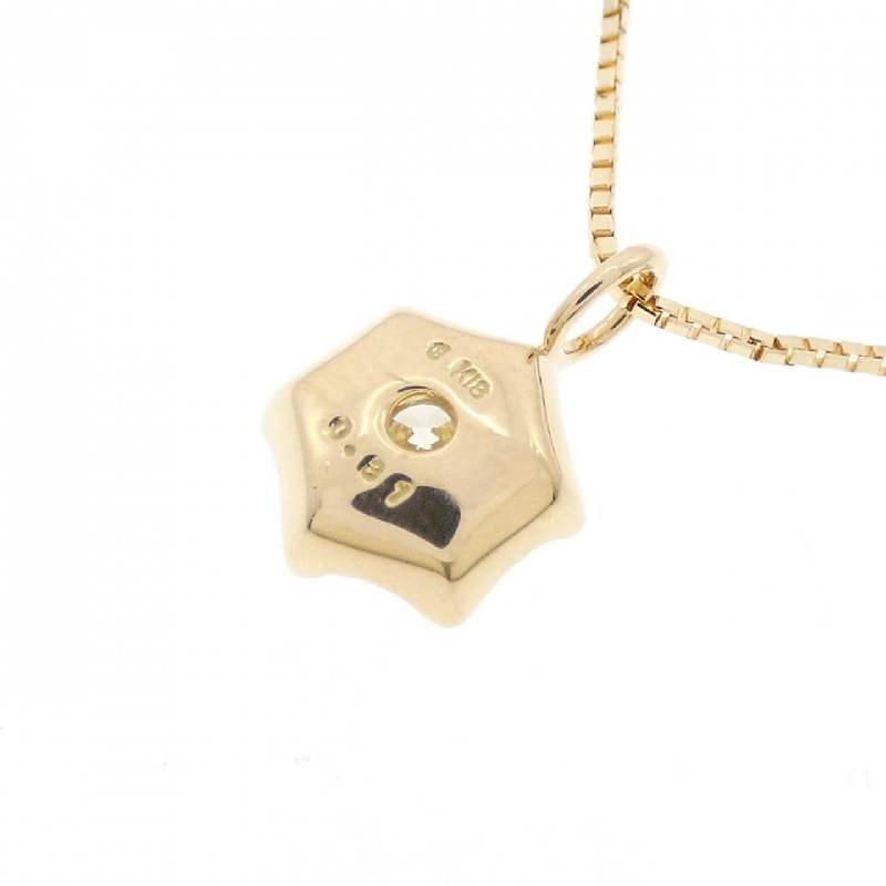 K18YG Dây chuyền kim cương 0.31CT - Hàng hiệu Chính hãng 860744