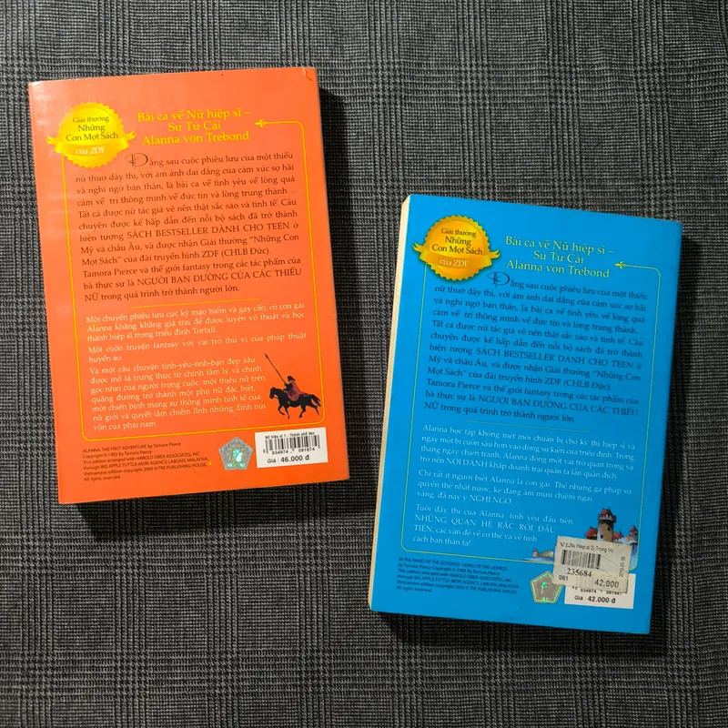 Nữ Hiệp Sĩ Alanna Von Trebond (Tập 1+2) - Tamora Pierce 713056